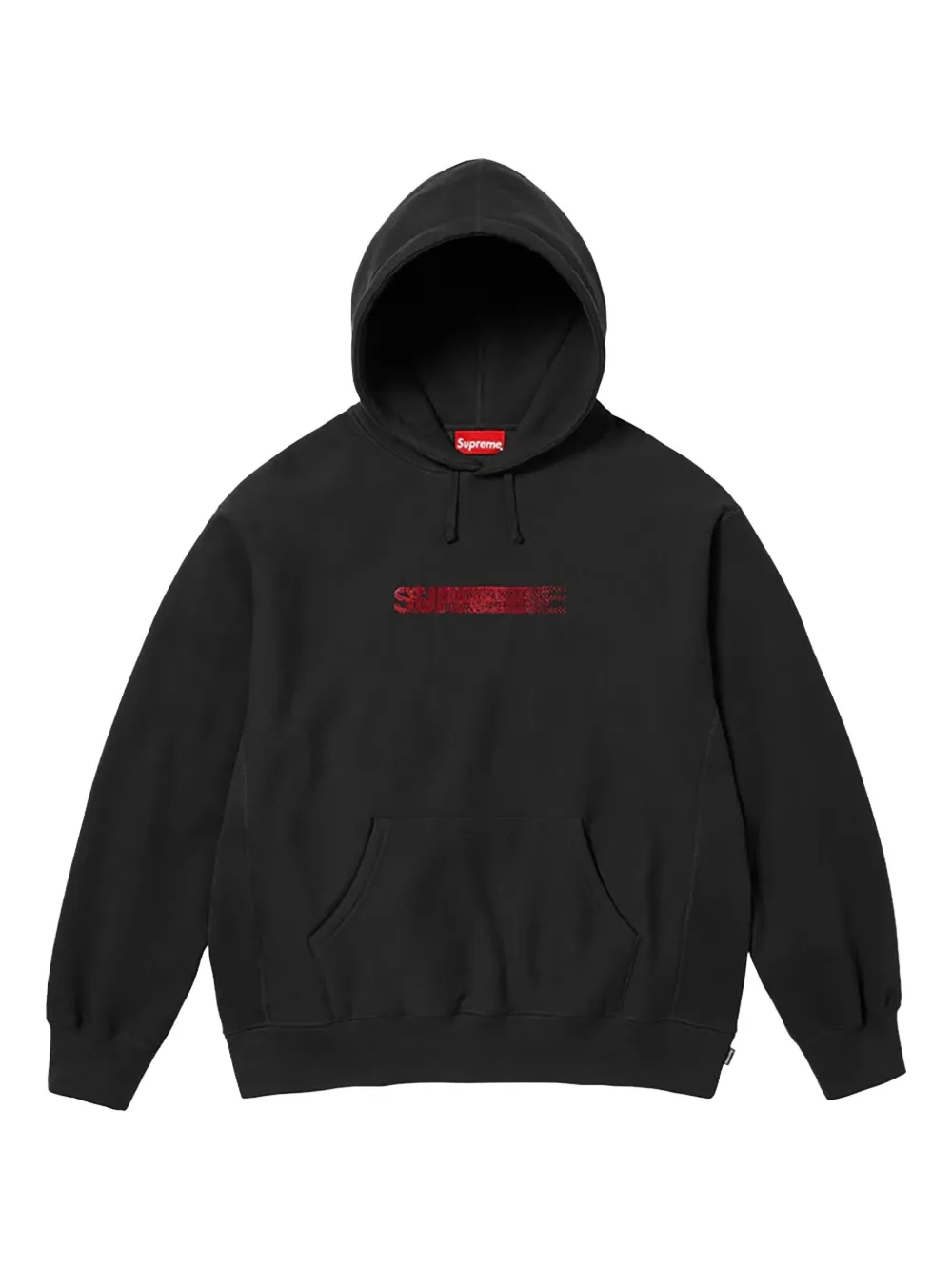 Supreme x Swarovski motion-logo hoodie